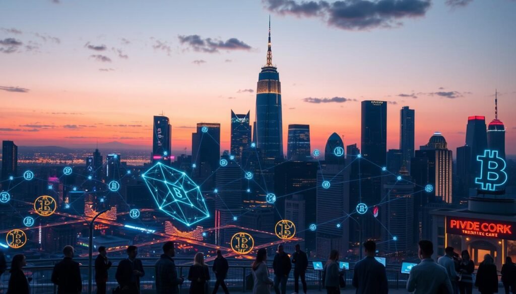 Investing in the Indian mutual fund industry is exciting, with assets under management at ₹68.08 lakh crore. Blockchain SIP platforms are changing how we see telecommunications and finance. Monthly SIP inflows hit ₹25,000 crore in 2024, showing blockchain's big role in secure, efficient communication.